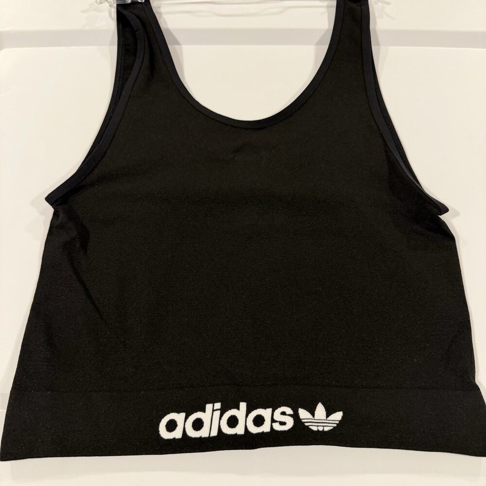 ADIDAS Crop Tank Women’s Small - Black, Authentic - NWT